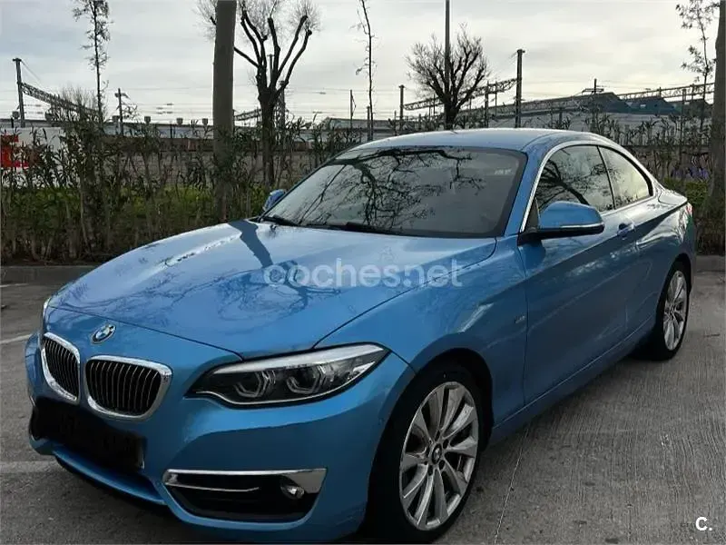 Usado BMW 218 150 CV (110 kW) 2017 Azul Coupe