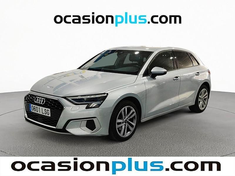 Gris plata Usado 2021 Audi A3 Advanced Plus | 20.446 € (Buen precio) - Imagen 1/4