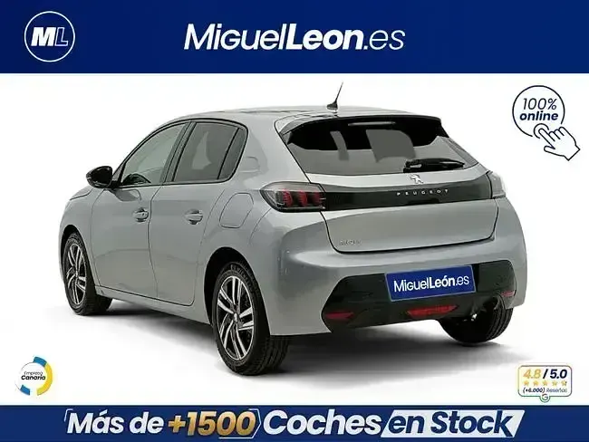 Usado Peugeot 208 Allure 102 CV (75 kW) 2023 Gris / plata Utilitario