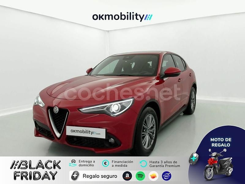 Rojo Usado 2022 Alfa Romeo Stelvio Super SUV | 29.900 € (Precio justo) - Imagen 1/4