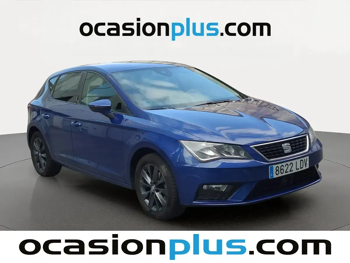 Usado Seat Leon Style 115 CV (84 kW) 2020 Azul