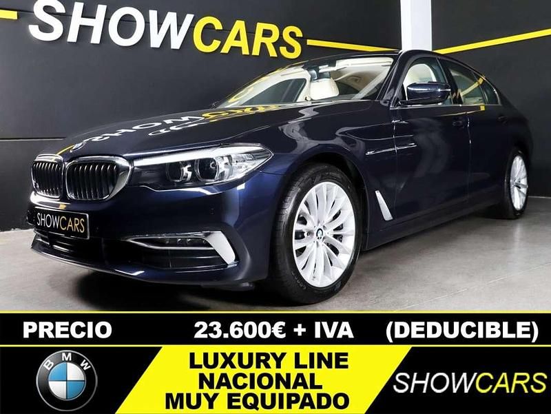 Usado BMW 520 Luxury Line 184 CV (135 kW) 2019 Azul Berlina