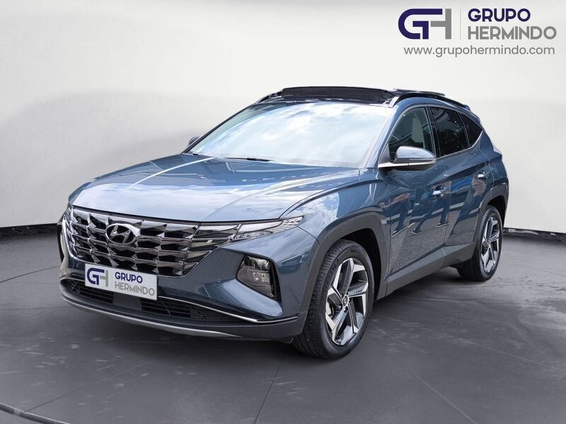 Gris Usado 2024 Hyundai Tucson SUV | 30.985 € (Precio justo) - Imagen 1/4