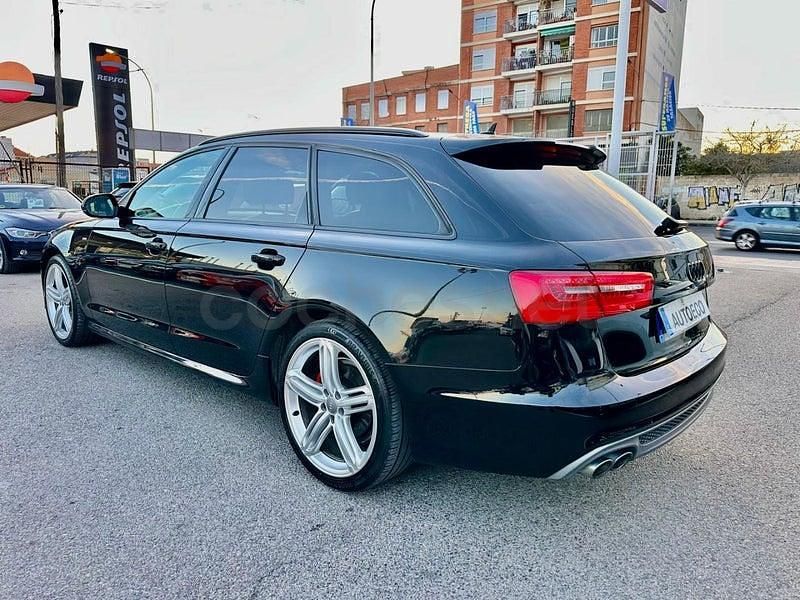 Usado Audi A6 S-Line 177 CV (130 kW) 2014 Negro Familiar