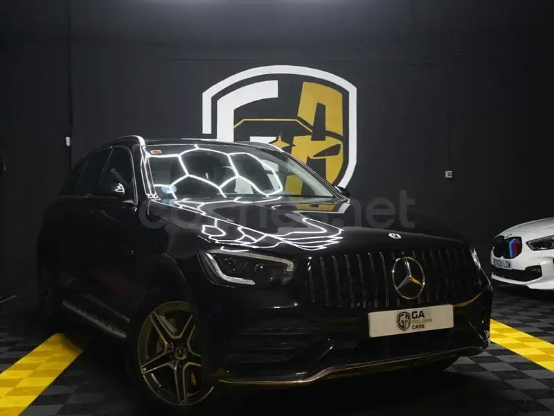 Usado Mercedes GLC300e 306 CV (225 kW) 2020 Negro SUV