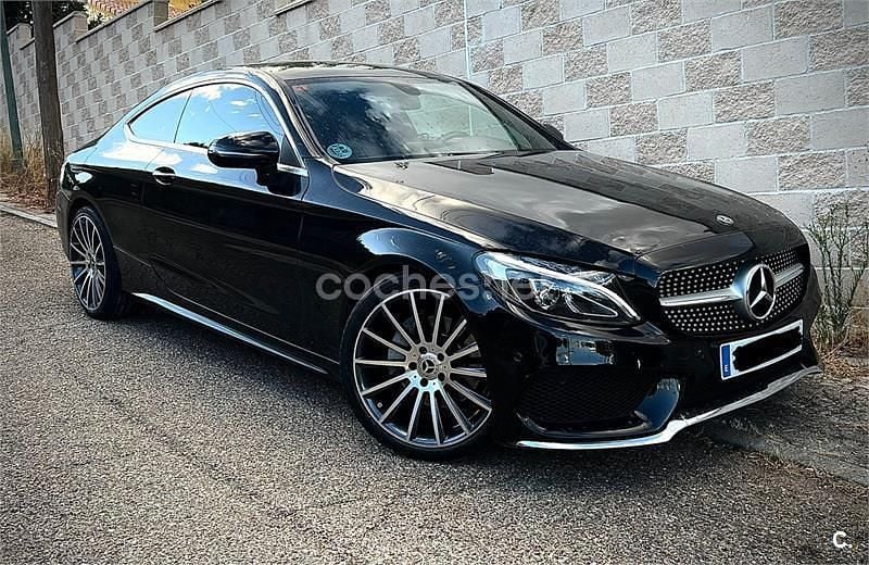 Negro Usado 2017 Mercedes C220 Coupe | 23.990 € (Precio justo) - Imagen 1/4
