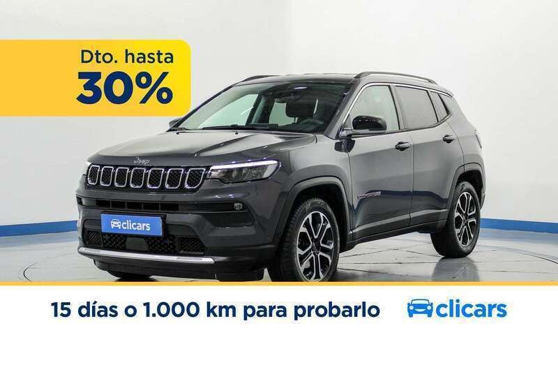 Gris Usado 2021 Jeep Compass Limited SUV | 19.590 € (Super precio) - Imagen 1/4
