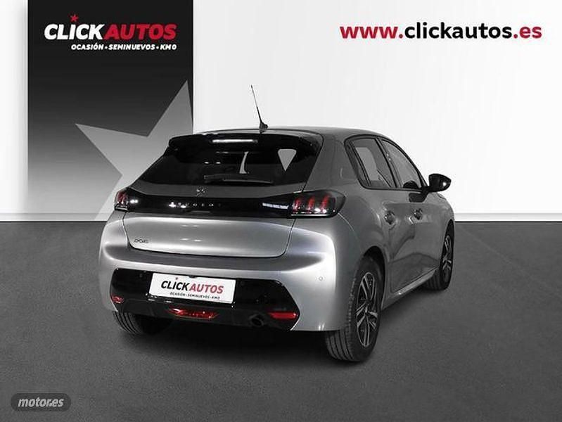 Usado Peugeot 208 Allure 100 CV (73 kW) 2022 Gris Utilitario