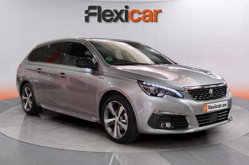 Gris Usado 2019 Peugeot 308 GT-line Familiar | 12.190 € (Precio justo) - Imagen 1/4
