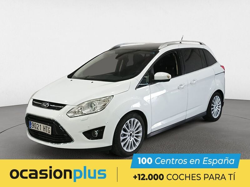 Blanco Usado 2013 Ford C-MAX Titanium Monovolumen | 8600 € (Precio justo) - Imagen 1/4