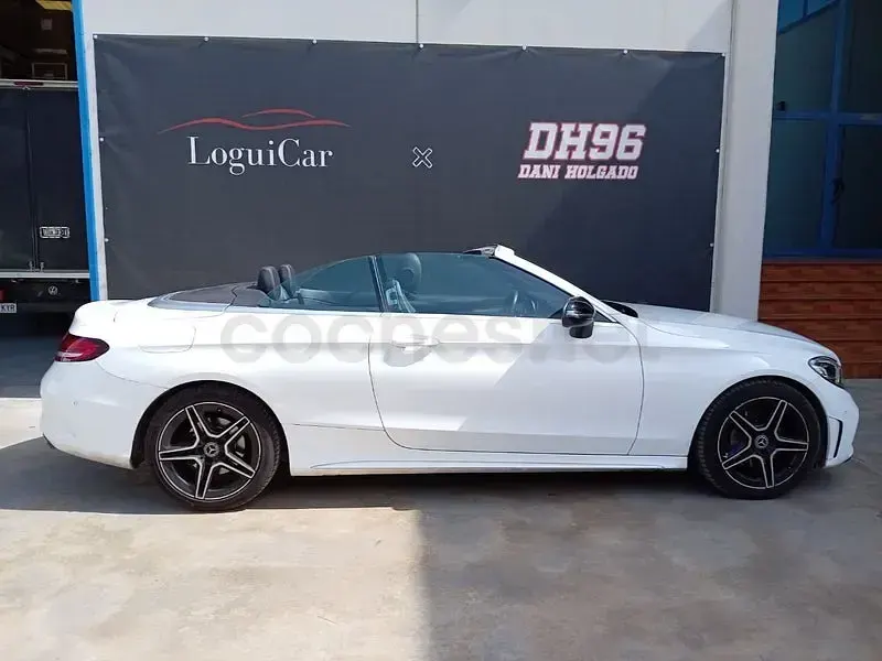 Usado Mercedes C200 184 CV (135 kW) 2018 Blanco Descapotable