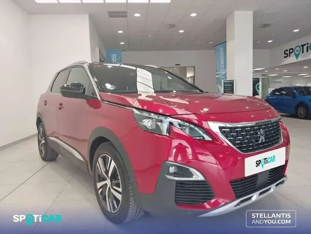 Usado Peugeot 3008 GT-line 131 CV (96 kW) 2019 Rojo SUV