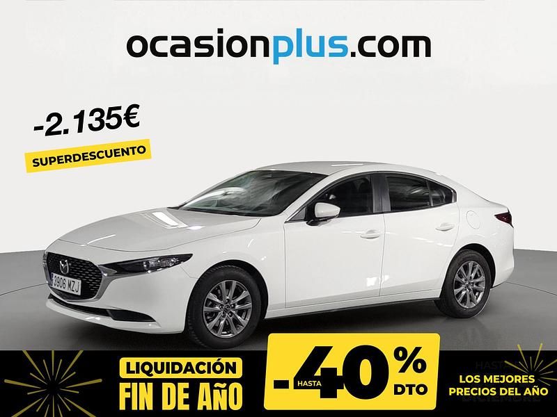 Blanco Usado 2025 Mazda 3 Prime-Line Berlina | 23.490 € - Imagen 1/4