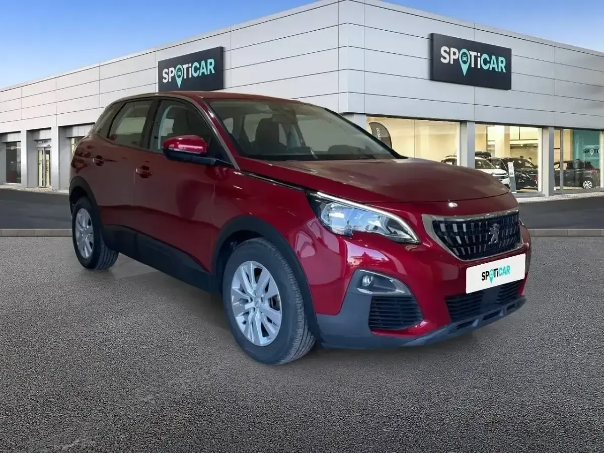 Brugt Peugeot 3008 Active 130 HK (95 kW) 2018 Rød SUV