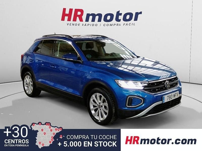 Azul Usado 2023 VW T-Roc Life SUV | 24.890 € (Precio justo) - Imagen 1/4