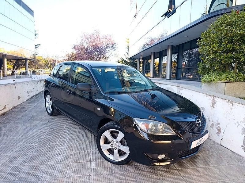 Usado Mazda 3 Sportive 150 CV (110 kW) 2006 Negro Berlina