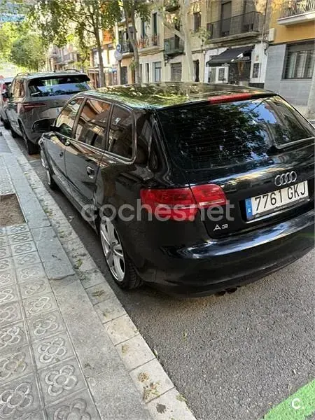 Usado Audi A3 Attraction 125 CV (91 kW) 2009 Negro Utilitario