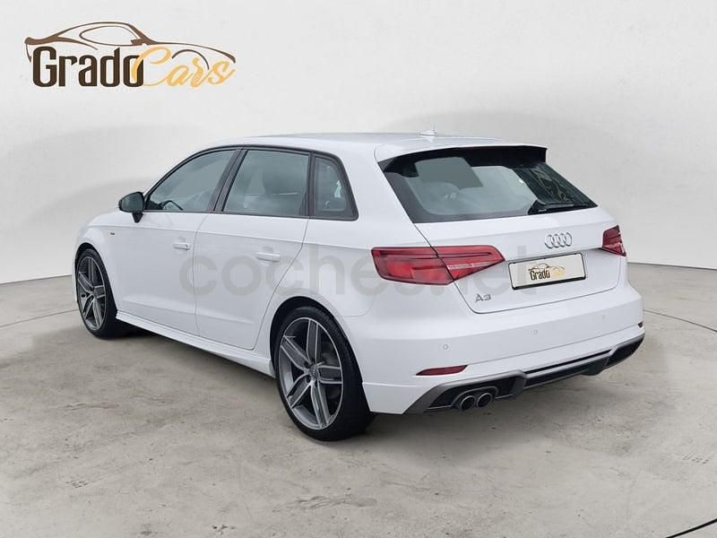 Usado Audi A3 S-Line 150 CV (110 kW) 2017 Blanco Berlina
