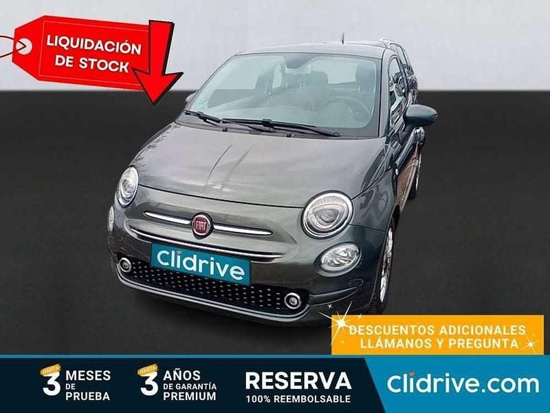 Usado Fiat 500 Lounge 69 CV (50 kW) 2019 Gris Berlina