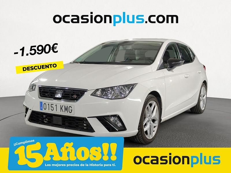 Blanco Usado 2018 Seat Ibiza FR Berlina | 14.200 € (Un poco caro) - Imagen 1/4