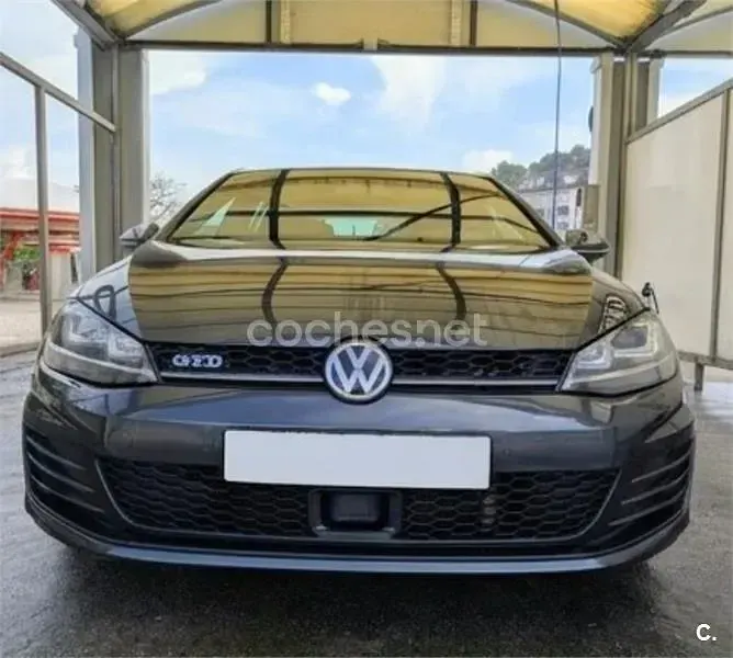 Usado VW Golf VII GTD 184 CV (135 kW) 2016 Negro Berlina