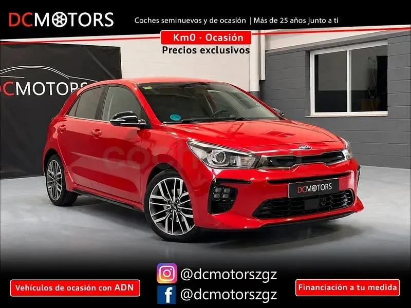 Usado Kia Rio GT-Line 120 CV (88 kW) 2020 Granate Berlina