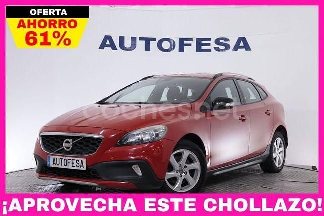 Rojo Usado 2014 Volvo V40 CC Kinetic Familiar | 11.850 € (Precio justo) - Imagen 1/4
