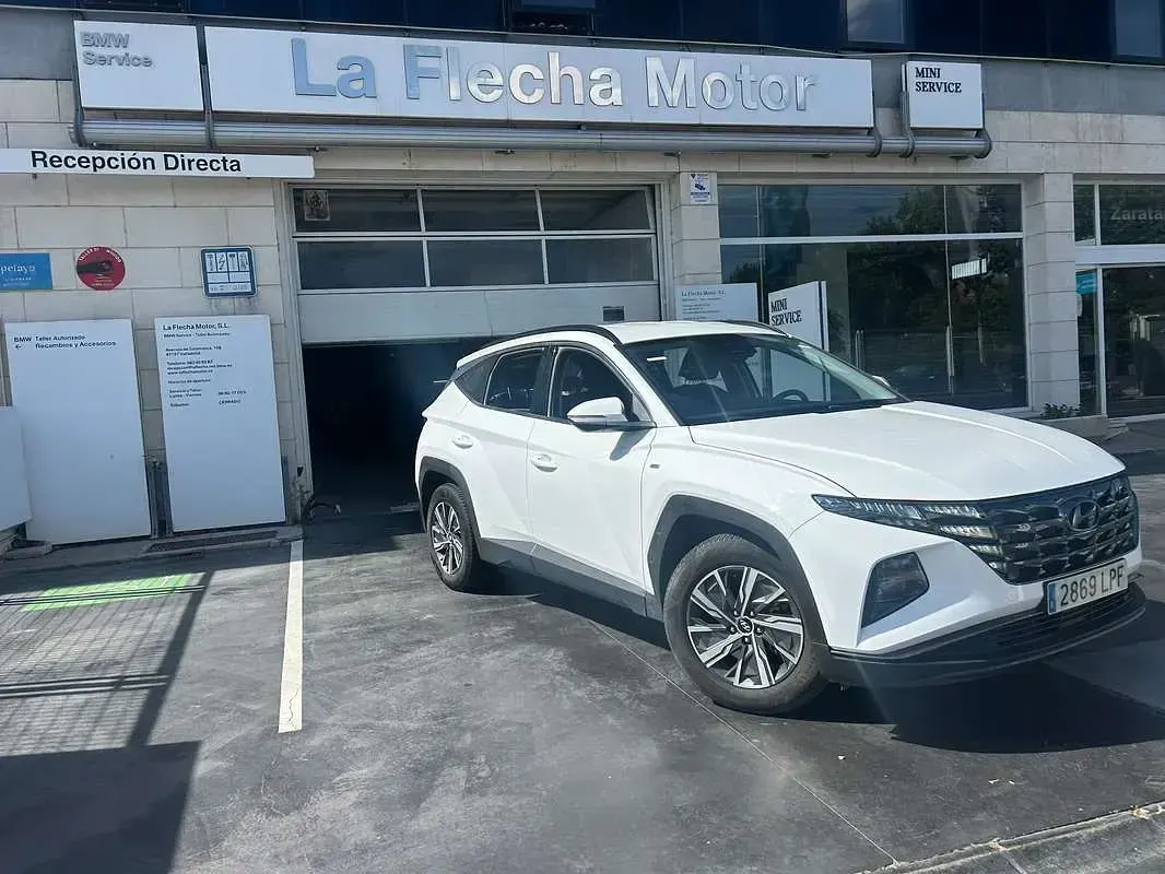 Usado Hyundai Tucson 136 CV (100 kW) 2021 Blanco SUV