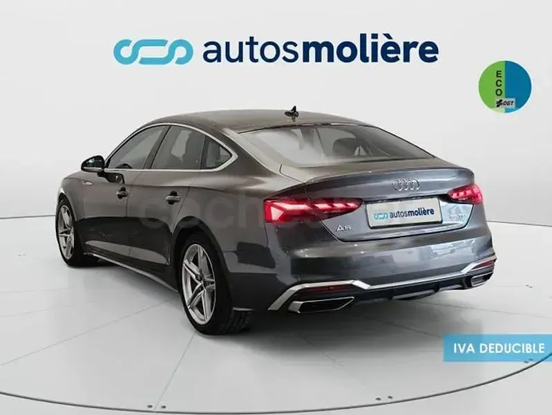 Usado Audi A5 Sportback S-Line 163 CV (119 kW) 2020 Gris / plata Utilitario
