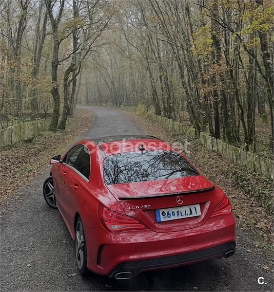 Usado Mercedes CLA250 AMG line 211 CV (155 kW) 2013 Rojo Berlina