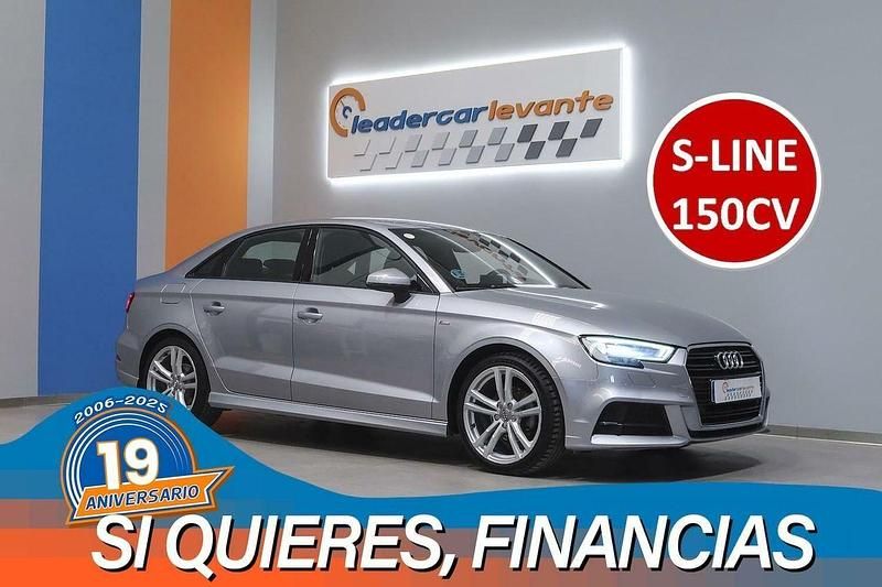 Gris Usado 2019 Audi A3 S-Line Berlina | 21.900 € (Precio justo) - Imagen 1/4