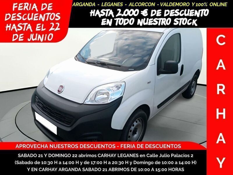 Blanco Usado 2019 Fiat Fiorino Monovolumen | 7990 € - Imagen 1/4