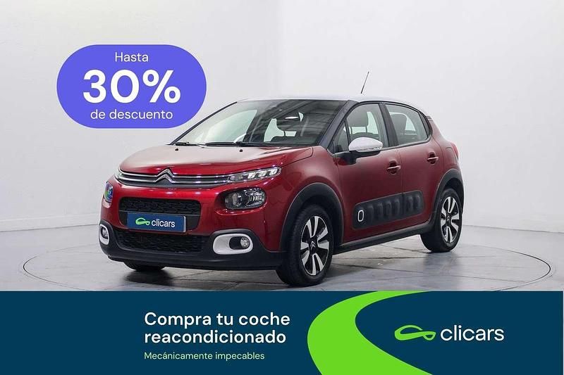 Usado Citroën C3 Feel 75 CV (55 kW) 2018 Rojo Utilitario
