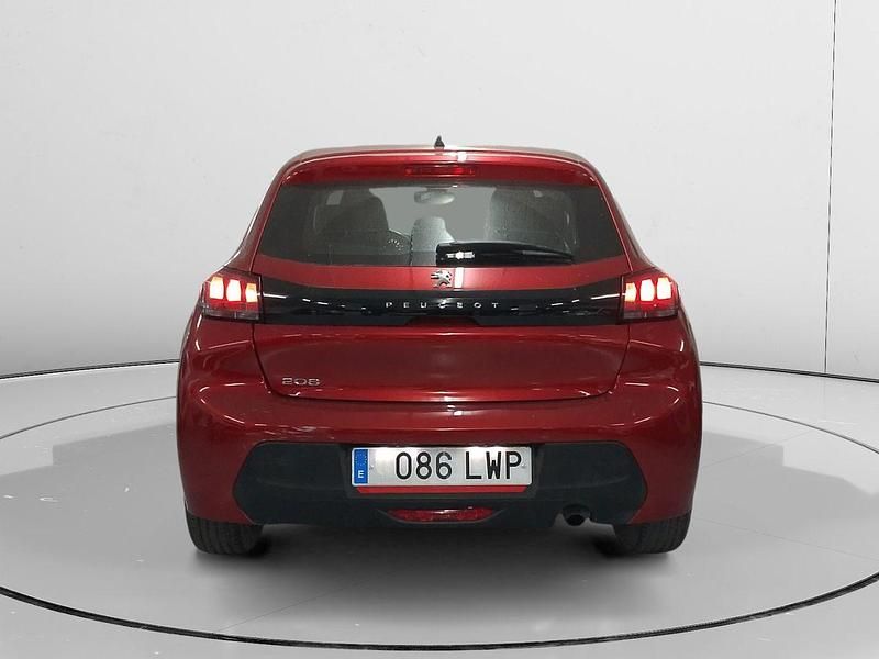 Usado Peugeot 208 Active 75 CV (55 kW) 2022 Rojo Utilitario