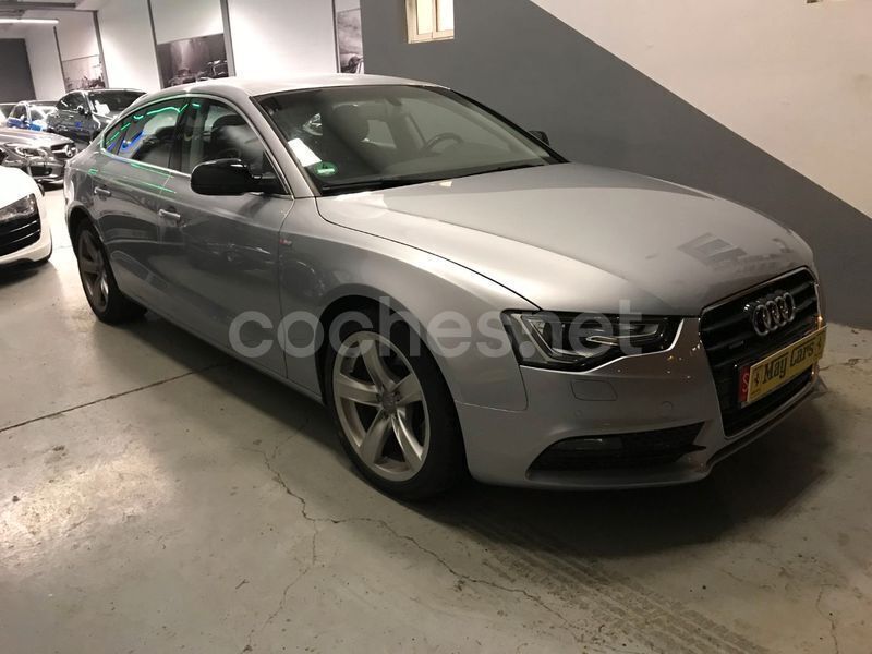 Gris / plata Usado 2016 Audi A5 Sportback S-Line Utilitario | 17.990 € (Super precio) - Imagen 1/4