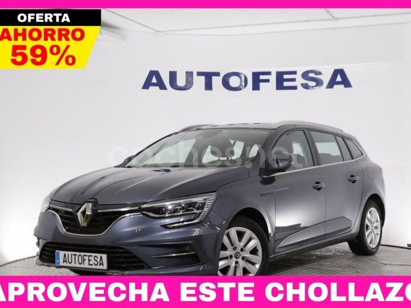 Azul Usado 2020 Renault Mégane IV Business Familiar | 14.750 € (Precio justo) - Imagen 1/4