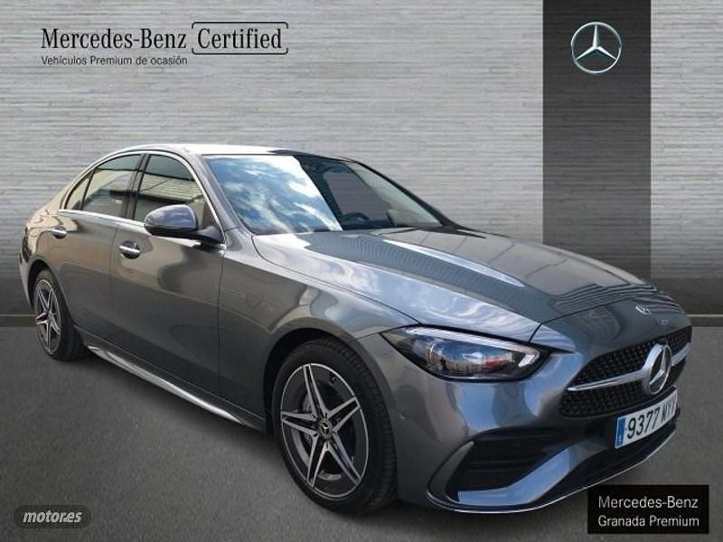 Usado Mercedes C300e AMG line 313 CV (230 kW) 2024 Gris Berlina