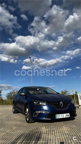 Azul Usado 2016 Renault Mégane GT Line GT-Line Berlina | 12.990 € (Precio justo) - Imagen 1/4