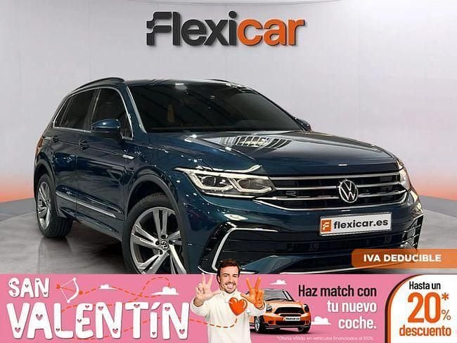 Azul Usado 2021 VW Tiguan R-line SUV | 28.990 € (Precio justo) - Imagen 1/4