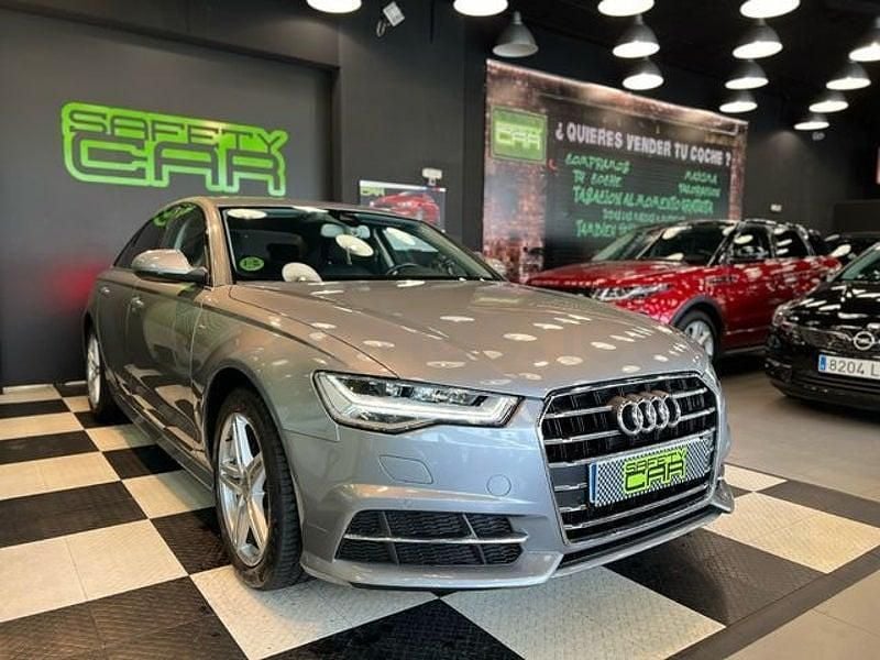 Usado Audi A6 S-Line 190 CV (139 kW) 2018 Gris / plata Berlina
