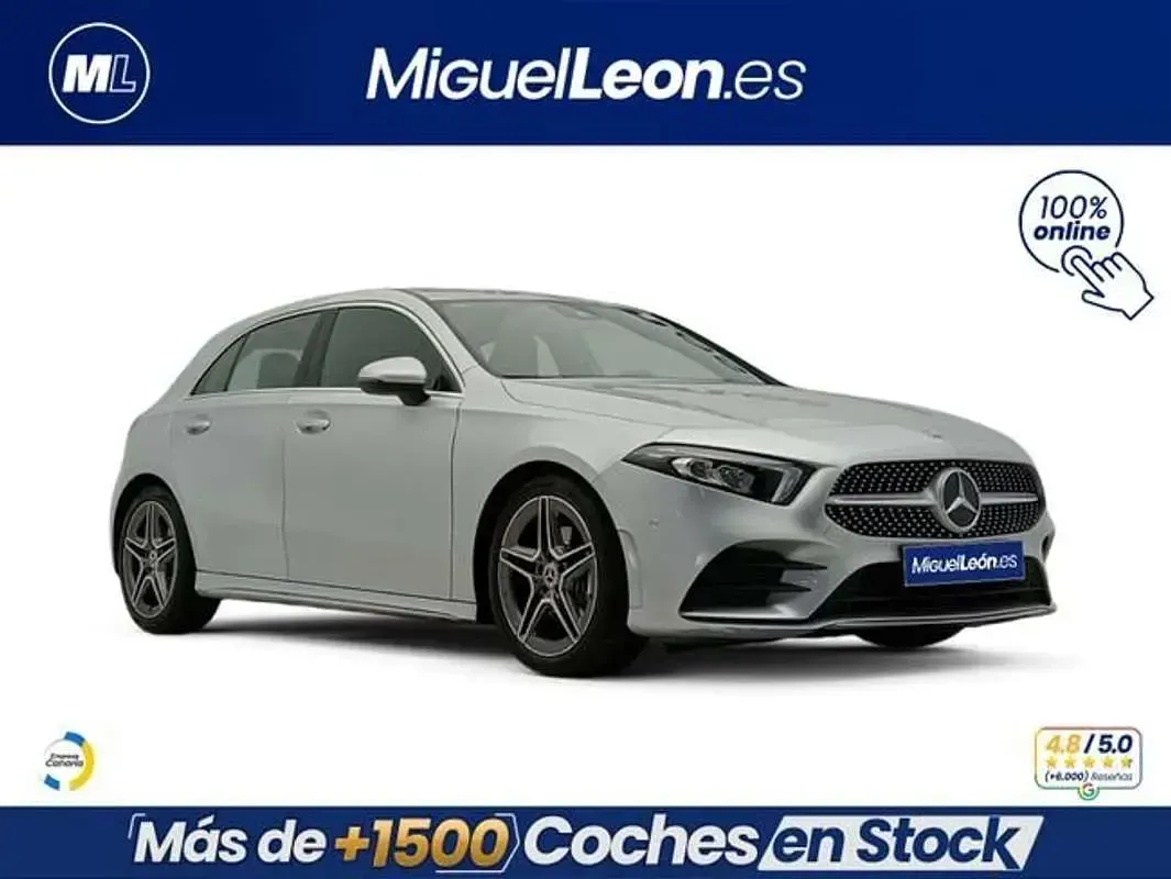 Usado Mercedes A180 109 CV (80 kW) 2019 Gris Utilitario