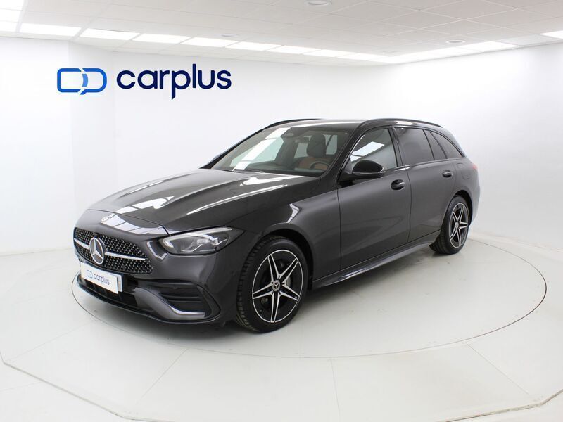 Gris grafito (metalizado) Usado 2023 Mercedes C300e Familiar | 46.900 € (Precio justo) - Imagen 1/4
