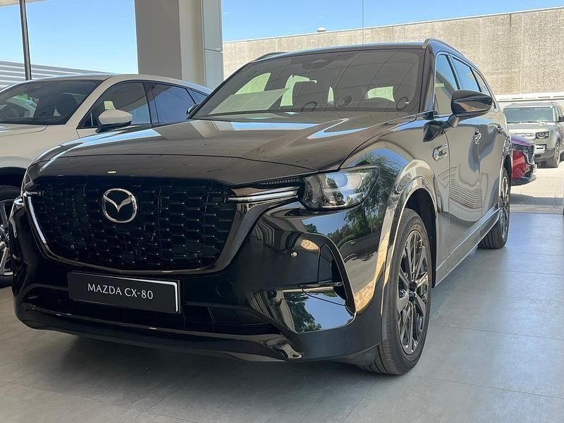 Negro Usado 2025 Mazda CX-80 Homura-Line SUV | 57.900 € (Precio justo) - Imagen 1/4