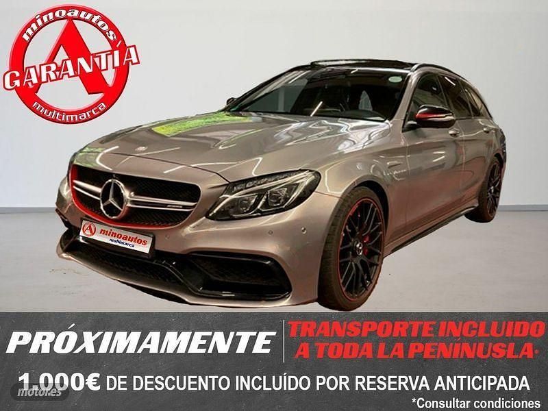 Gris Usado 2016 Mercedes C63S AMG AMG Familiar | 44.900 € (Precio justo) - Imagen 1/4