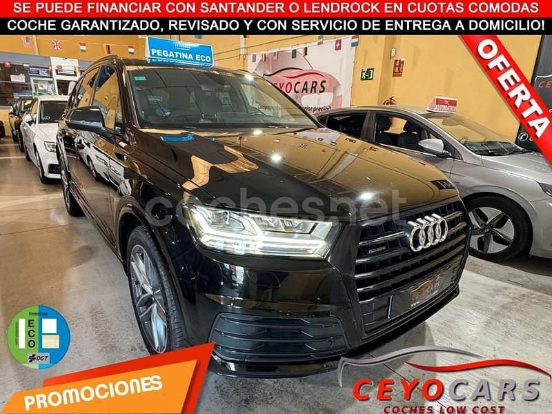 Negro Usado 2019 Audi Q7 S-Line SUV | 42.580 € (Buen precio) - Imagen 1/4