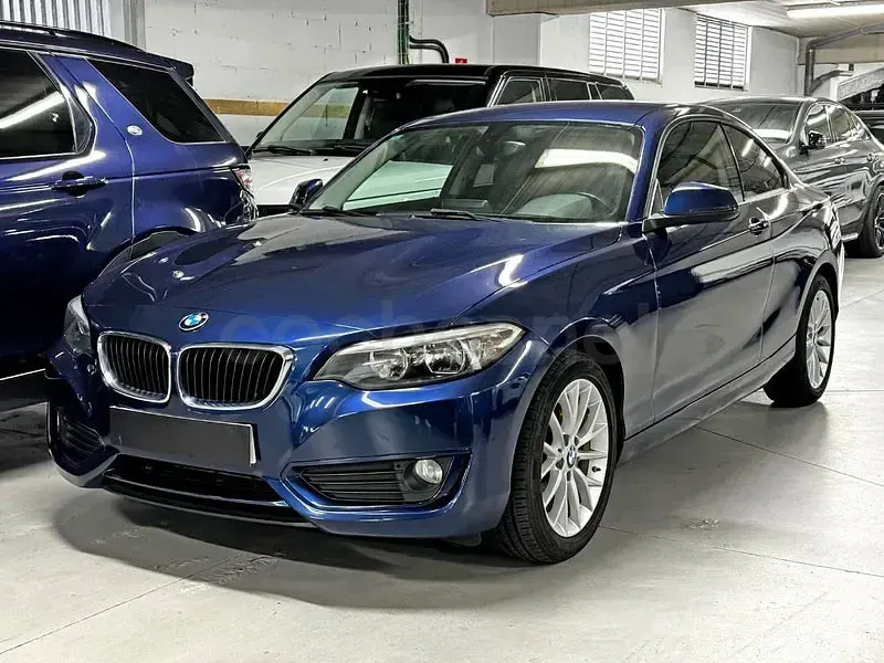Usado BMW 218 150 CV (110 kW) 2016 Azul Coupe