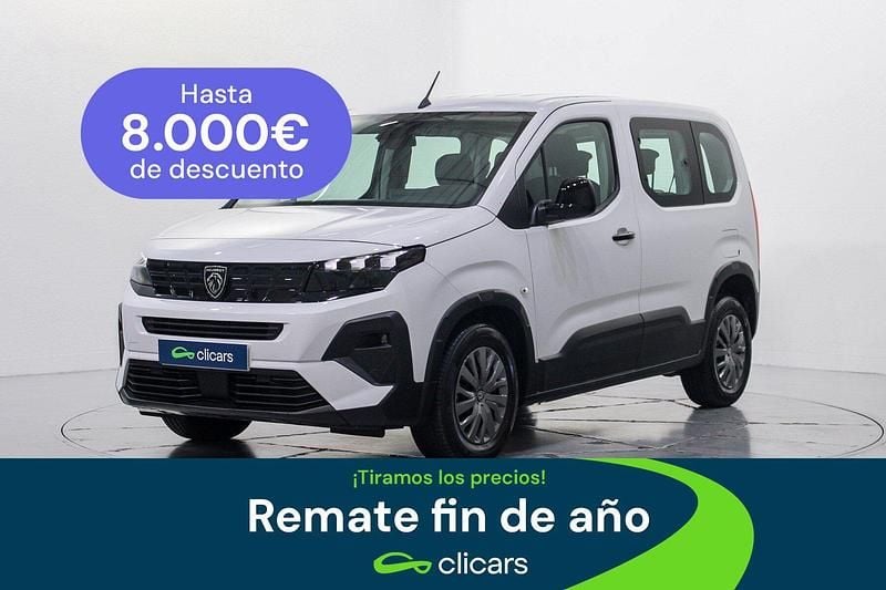 Blanco Usado 2025 Peugeot Rifter Allure Monovolumen | 21.990 € (Precio justo) - Imagen 1/4