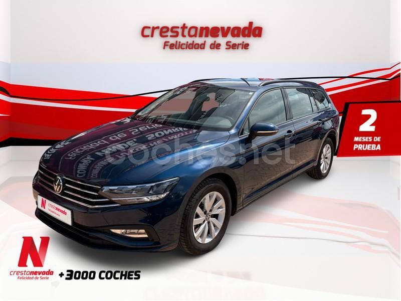Azul Usado 2022 VW Passat Familiar | 21.990 € (Precio justo) - Imagen 1/4