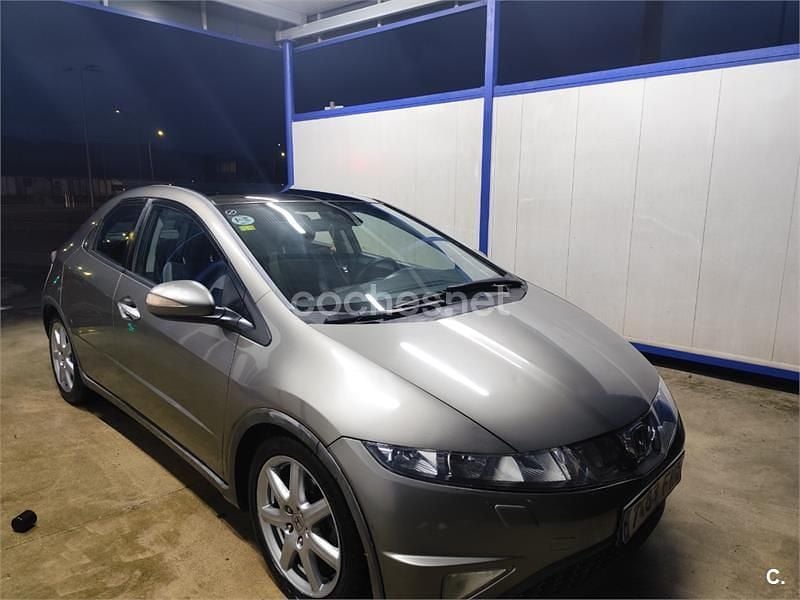 Gris / plata Usado 2008 Honda Civic Sport Berlina | 3200 € (Super precio) - Imagen 1/4