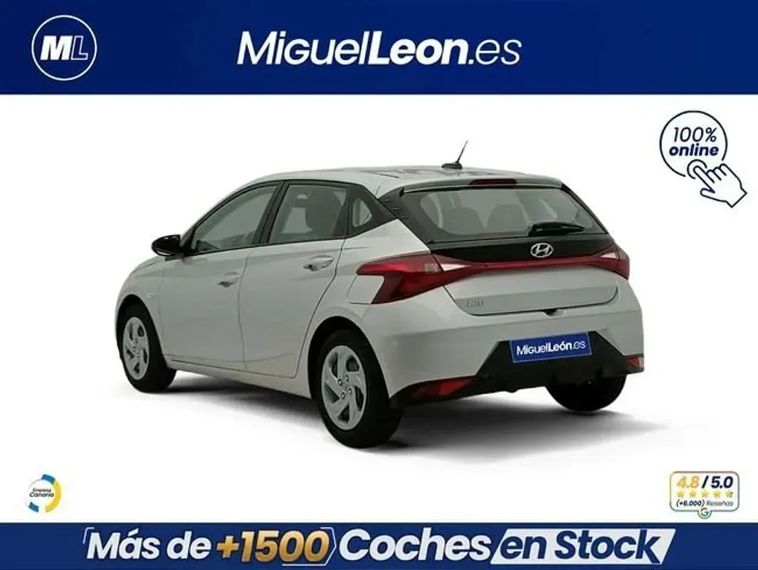 Usado Hyundai i20 84 CV (61 kW) 2021 Blanco Utilitario